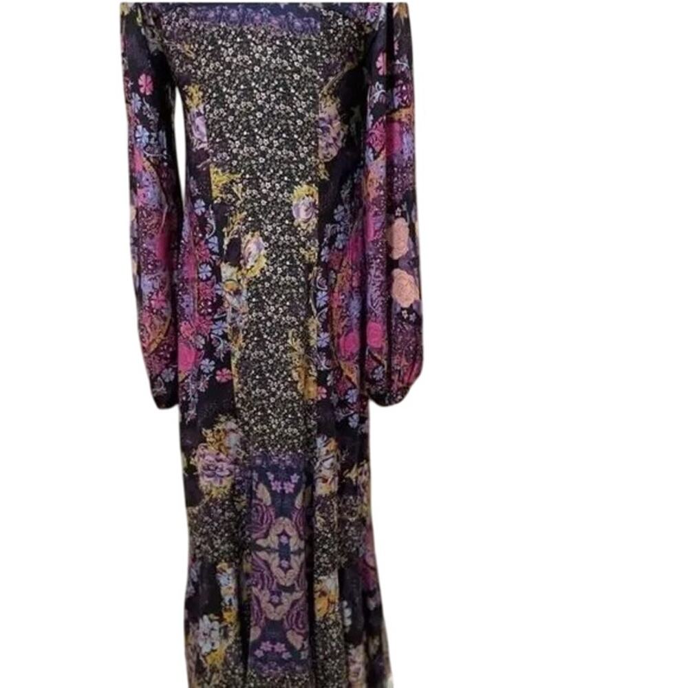 New Free People Marais Printed Midi Dress/Duster w/ Slip  Sz: XS - NWOT Ret$168 - Picture 8 of 8